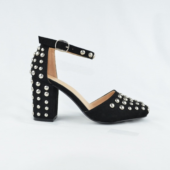 Shoes - ⭐️ Women's Closed Toe Studded Chunky Block Heel